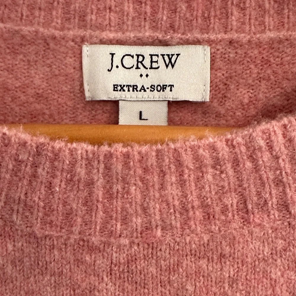 J. Crew Dusty Pink Crew Neck Sweater
